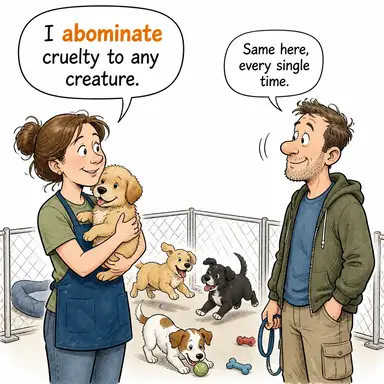 abominate karikatür
