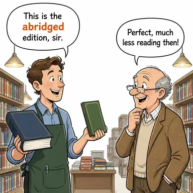 abridged karikatür