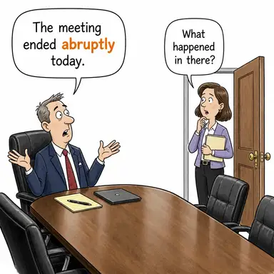 abruptly karikatür