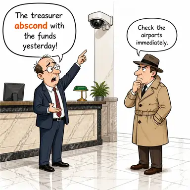 abscond karikatür