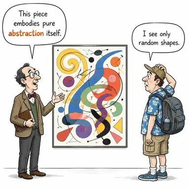 abstraction karikatür
