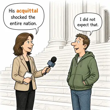 acquittal karikatür