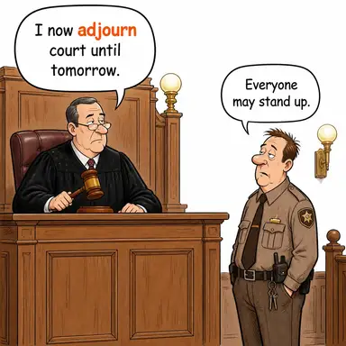 adjourn karikatür