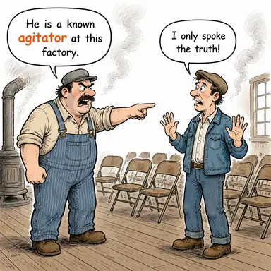 agitator karikatür