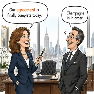agreement karikatür