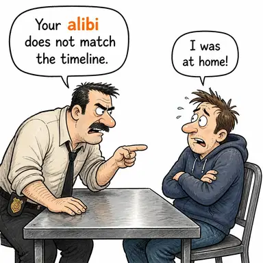 alibi karikatür