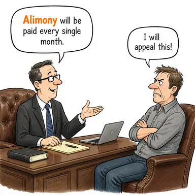 alimony karikatür