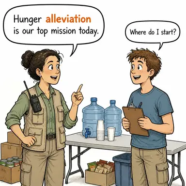 alleviation karikatür