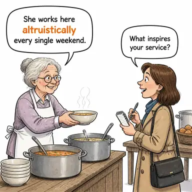altruistically karikatür