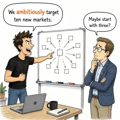 ambitiously karikatür