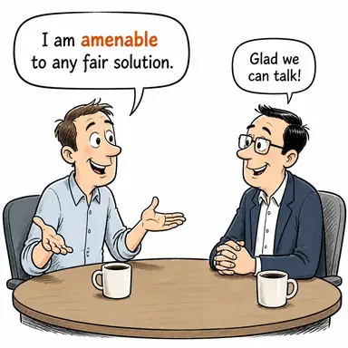 amenable karikatür
