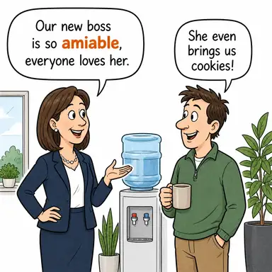 amiable karikatür