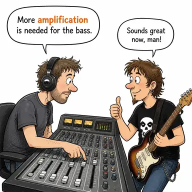amplification karikatür