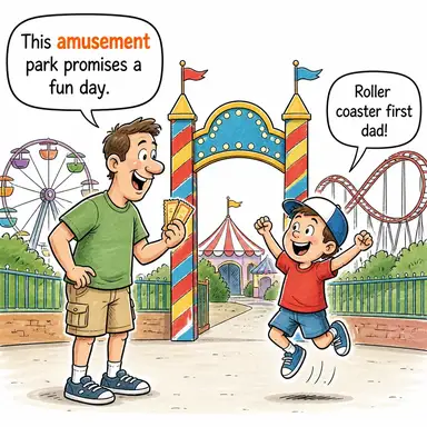 amusement karikatür