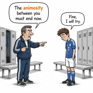 animosity karikatür