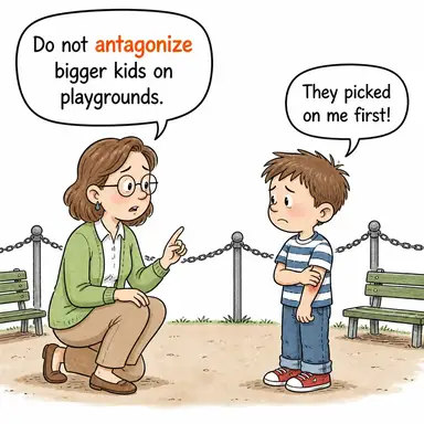 antagonize karikatür