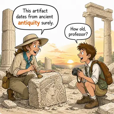antiquity karikatür