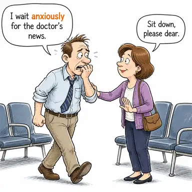 anxiously karikatür