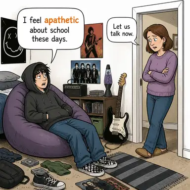 apathetic karikatür