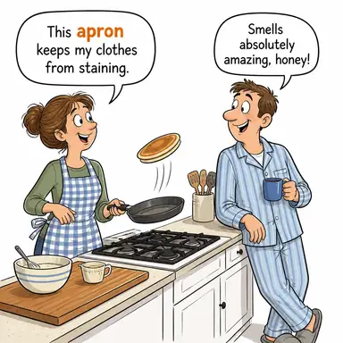 apron karikatür
