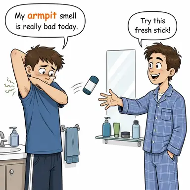 armpit karikatür