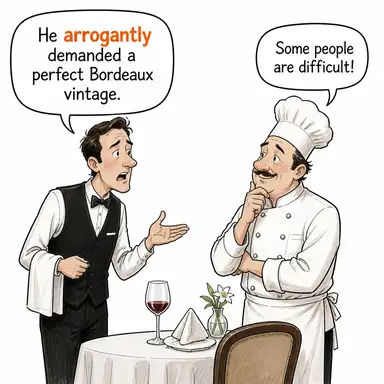 arrogantly karikatür