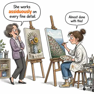 assiduously karikatür
