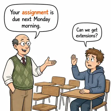 assignment karikatür