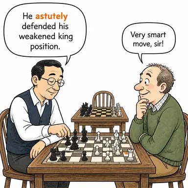 astutely karikatür