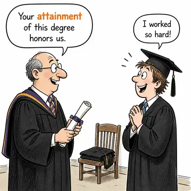 attainment karikatür