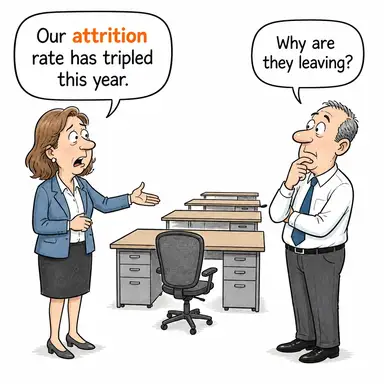 attrition karikatür