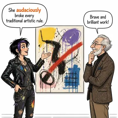 audaciously karikatür