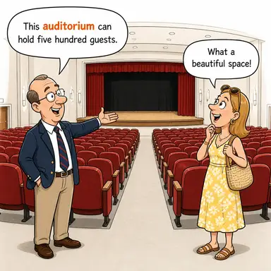 auditorium karikatür