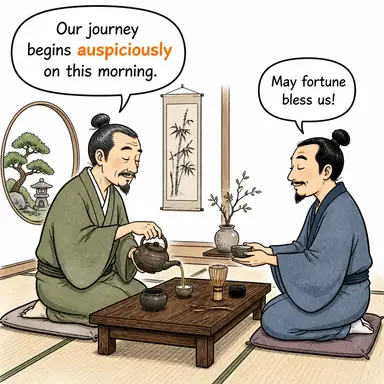auspiciously karikatür