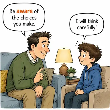 aware karikatür