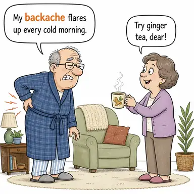 backache karikatür