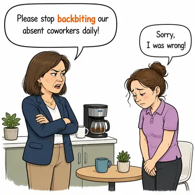 backbite karikatür