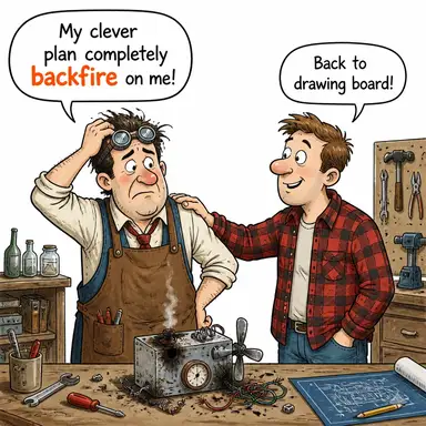 backfire karikatür