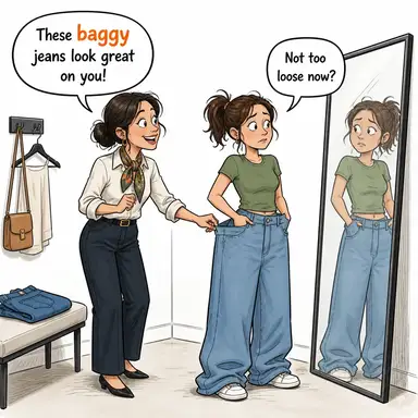 baggy karikatür