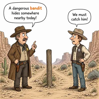 bandit karikatür