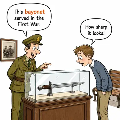 bayonet karikatür