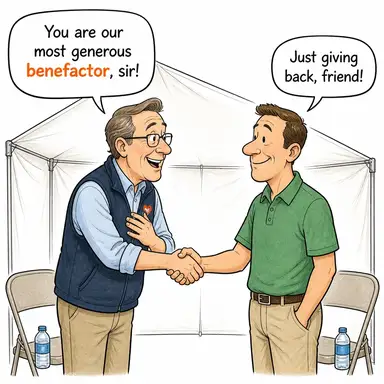 benefactor karikatür