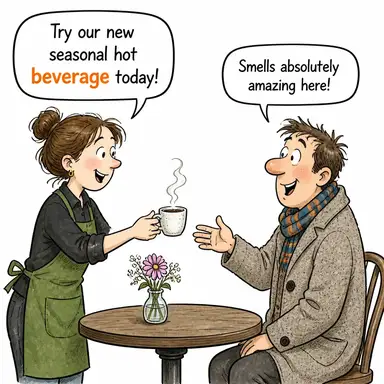 beverage karikatür