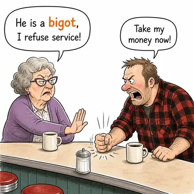 bigot karikatür