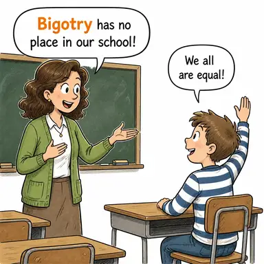 bigotry karikatür