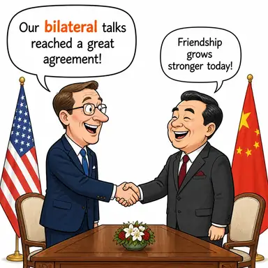 bilateral karikatür