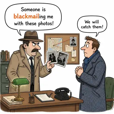 blackmail karikatür