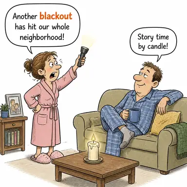 blackout karikatür