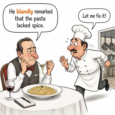 blandly karikatür