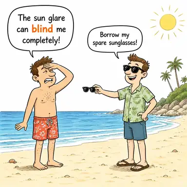 blind karikatür